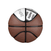 Einfache 3 Fotos & Text hinzufügen - Bild hochlade Mini Basketball (Rechts)