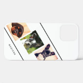 Einfache 3-Fotosammlung Personalisiert Case-Mate iPhone Hülle (Rückseite (Horizontal))
