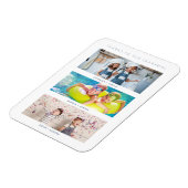 Einfache 3 Multi-Fotos Collage Keepake für die Fam Magnet (Linke Seite)