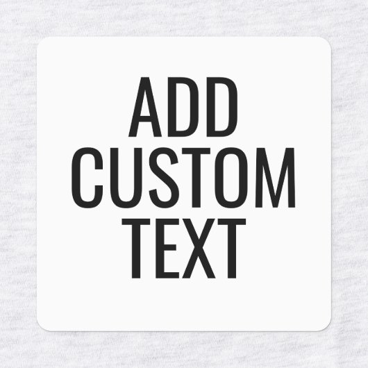 Einfache 3 Zeilen Text - serif Etiketten (Design 1)