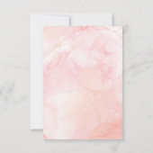 Einfache 40 & Fabulous Foto Rose Gold 40. Geburtst Einladung (Rückseite)