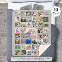 Einfache 45-Bild-Collage Personalisiert