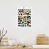 Einfache 45-Foto-Collage benutzerdefiniert Poster (Küche)