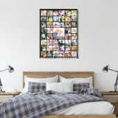 Einfache 45-FotoCollage benutzerdefiniert Leinwanddruck (Insitu (Schlafzimmer))