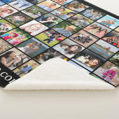 Einfache 48-Bild-Collage benutzerdefinierte Farbe Sherpadecke (3/4)