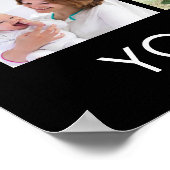 Einfache 49 Fotocollage Mehrere Formen Poster (Ecke)