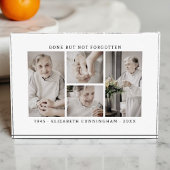 Einfache 4-Collage ist verschwunden, aber nicht ve Fotoblock