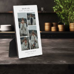 Einfache 4-Foto Collage Abschluss-Geschenke Fotoplatte<br><div class="desc">Leckerei der Absolvent zu dieser nicht viel Aufregung oder Nervenkitzel klassische und einfache 4-Foto-grad-Plakette! Es ist ein wunderbares Geschenk, um sich an diese phantastische Errungenschaft zu erinnern.</div>