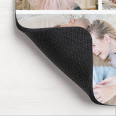 Einfache 4-Foto-Collage Mousepad (Ecke)