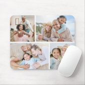 Einfache 4-Foto-Collage Mousepad (Mit Mouse)