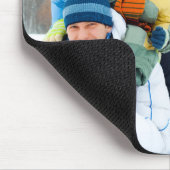 Einfache 4-Foto-Collage Mousepad (Ecke)