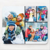 Einfache 4-Foto-Collage Mousepad (Vorne)
