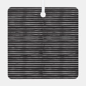 Einfache 4 Foto Collage Script Frohe Weihnachten Ornament Aus Metall (Rückseite)