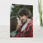 Einfache 4-Foto-Overlay-Hochzeitsordnung Programm (Rückseite)