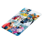 Einfache 4-FotoCollage Magnet (Linke Seite)