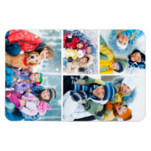 Einfache 4-FotoCollage Magnet (Horizontal)