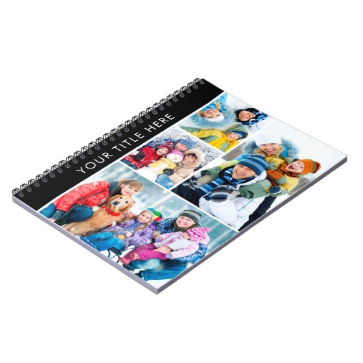 Einfache 4-Fotoleime Personalisierte, benutzerdefi Notizblock (Linke Seite)