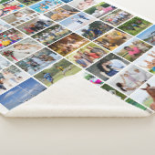 Einfache 50-Rechteck-FotoCollage, benutzerdefinier Sherpadecke (3/4)