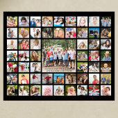 Einfache 55-Bild-Collage benutzerdefinierte Farbe Poster