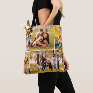 Einfache 5-Foto-Collage Tasche