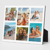 Einfache 6-FotoCollage Fotoplatte (Seite)