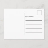 Einfache 6 Insta Foto Collage Frohe Weihnachten Postkarte (Rückseite)