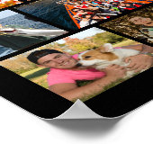 Einfache 70-FotoCollage Personalisiert Poster (Ecke)