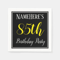 Einfache, 85. Geburtstagsparty mit Individuelle Na