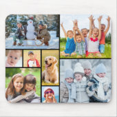 Einfache 8-Foto-Collage Mousepad (Vorne)