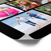 Einfache 99-Bild-Collage benutzerdefinierte Farbe Poster (Ecke)