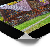 Einfache 9-FotoCollage Personalisiert Poster (Ecke)