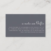 Einfache Abend Boho Wedding wünscht sich gut Begleitkarte (Vorderseite)