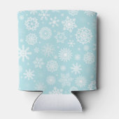 Einfache, aber elegante Schneeflocken können kühle Dosenkühler (Rückseite)