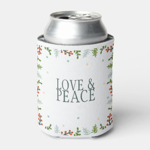 Einfache, aber elegante Weihnachtsfeier kann kühle Dosenkühler