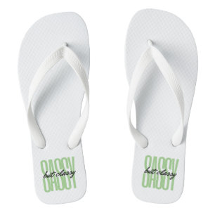 Einfache, aber klassische Verbindung von Flip Flop Badesandalen
