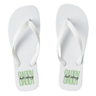 Einfache, aber klassische Verbindung von Flip Flop Badesandalen