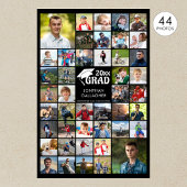 Einfache Abschluss 44-FotoCollage - benutzerdefini Poster