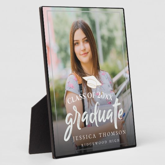 Einfache Abschluss-Ankündigung der Klasse 2023 Fot Fotoplatte (Seite)