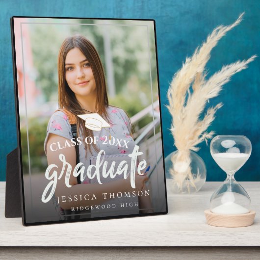 Einfache Abschluss-Ankündigung der Klasse 2023 Fot Fotoplatte (Seite)