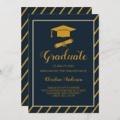 Einfache Abschluss für Marinebuchtel Ankündigung (Vorne/Hinten)