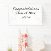 Einfache Abschluss Gratulationen minimalen Zusatz  Banner (Insitu)