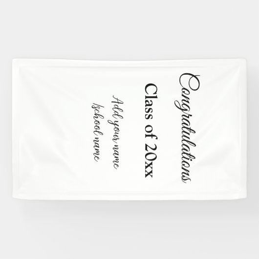 Einfache Abschluss Gratulationen minimalen Zusatz  Banner (Horizontal)