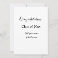 Einfache Abschluss Gratulationen minimalen Zusatz