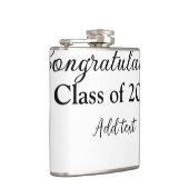 Einfache Abschluss Gratulationen minimalen Zusatz  Flachmann (Rechts)