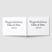 Einfache Abschluss Gratulationen minimalen Zusatz Gästebuch (Voll)