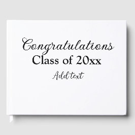 Einfache Abschluss Gratulationen minimalen Zusatz  Gästebuch