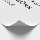 Einfache Abschluss Gratulationen minimalen Zusatz Geschenkpapier (Ecke)