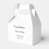 Einfache Abschluss Gratulationen minimalen Zusatz Geschenkschachtel (Rückseite)