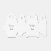 Einfache Abschluss Gratulationen minimalen Zusatz Geschenkschachtel (Ungefaltet)