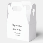 Einfache Abschluss Gratulationen minimalen Zusatz Geschenkschachtel (Geöffnet)